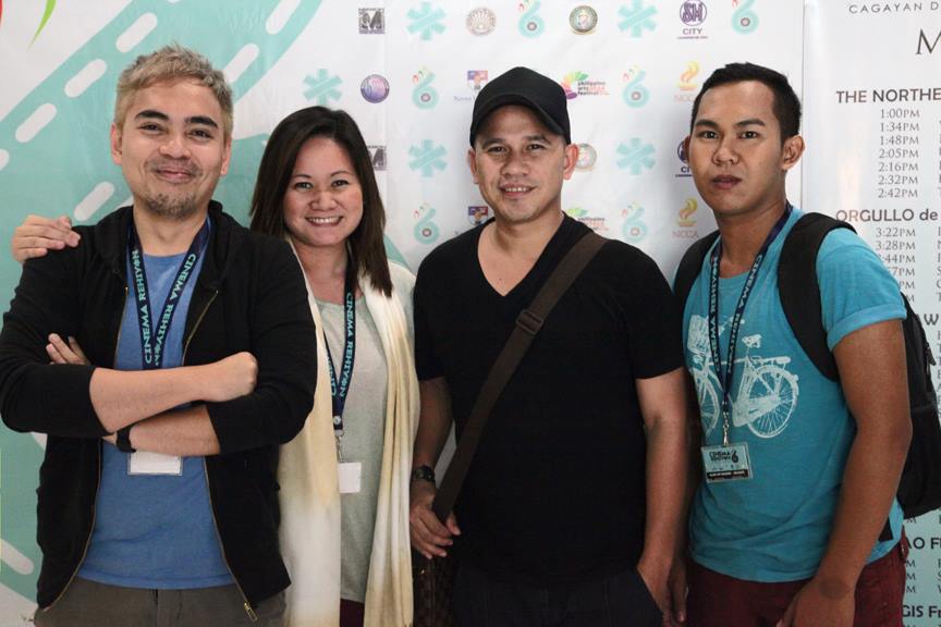 Iloilo was represented by five films after a long lull in Cinema Rehiyon 6. Among the filmmakers who were sent: Frances Lacuesta whose film, the Gawad URIAN nominee "Luna", is being re-presented to the public again; "Kapawa" by Noel de Leon (represented by Alen Galindo) and TM Malones of "Salvi: Ang Pagpadayon". Photo from CineKasimanwa: Western Visayas Film Festival page.